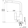 Смеситель GRANULA GR-2502 антик (бежевый) 2502 AHTIK